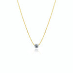 Solitaire Drilled Diamond Necklace