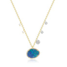 Opal with Pearls and Diamonds 