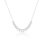 White Gold Diamond Layering Necklace