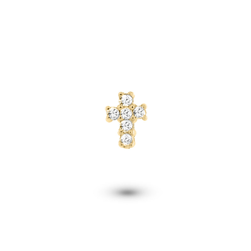 Custom Shaker | Diamond Cross Charm