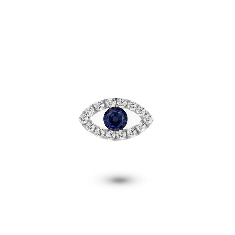 Custom Shaker | Evil Eye with Blue Sapphire Center