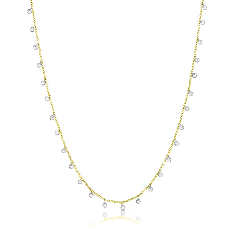 Meira T Signature Necklace with Diamond Bezels