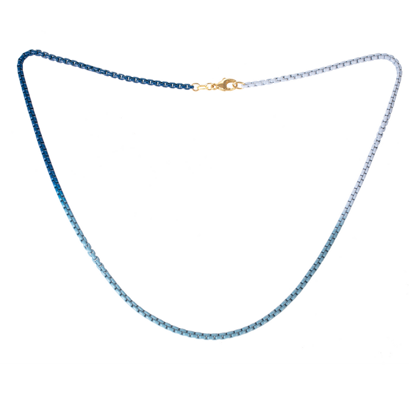 Blue Ombre Layering Chain