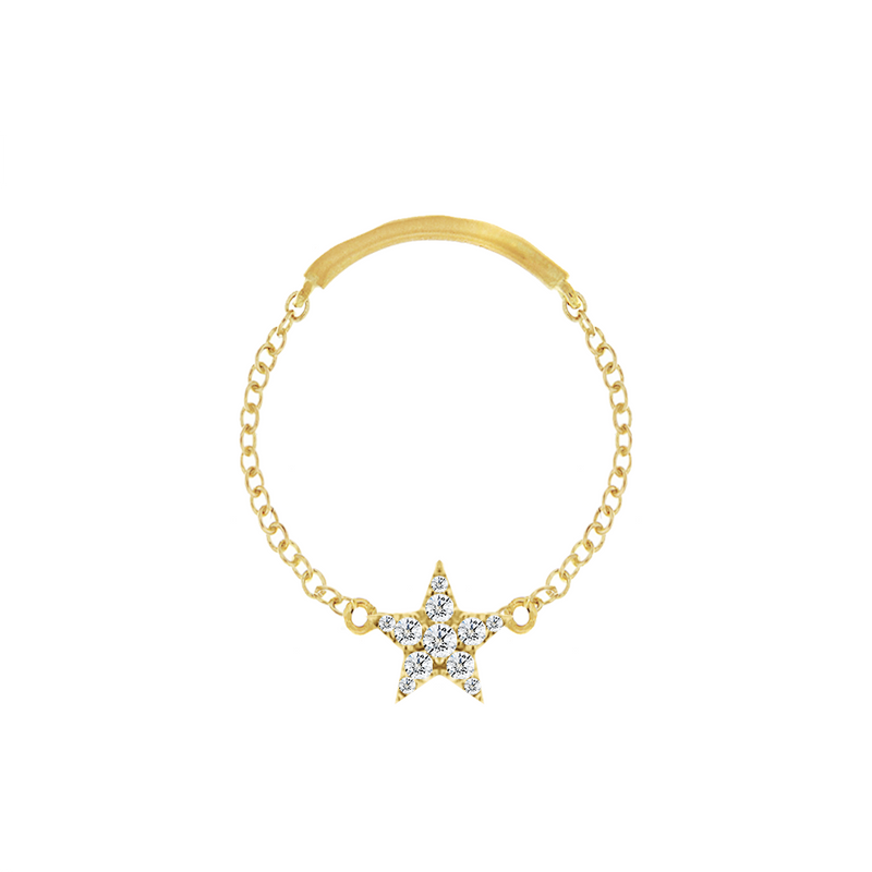 star chain ring