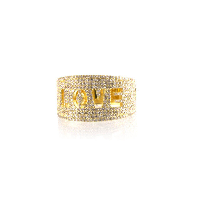 Love Yellow Gold Diamond Ring