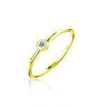 Bezel Set Diamond Ring (online exclusive)