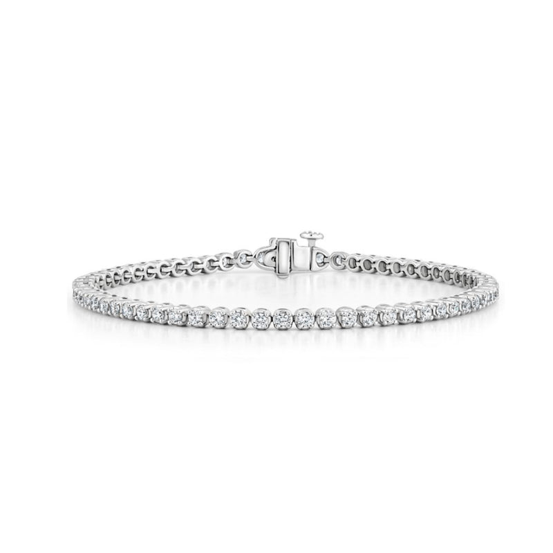 2 Carat Bezel Set Tennis Bracelet
