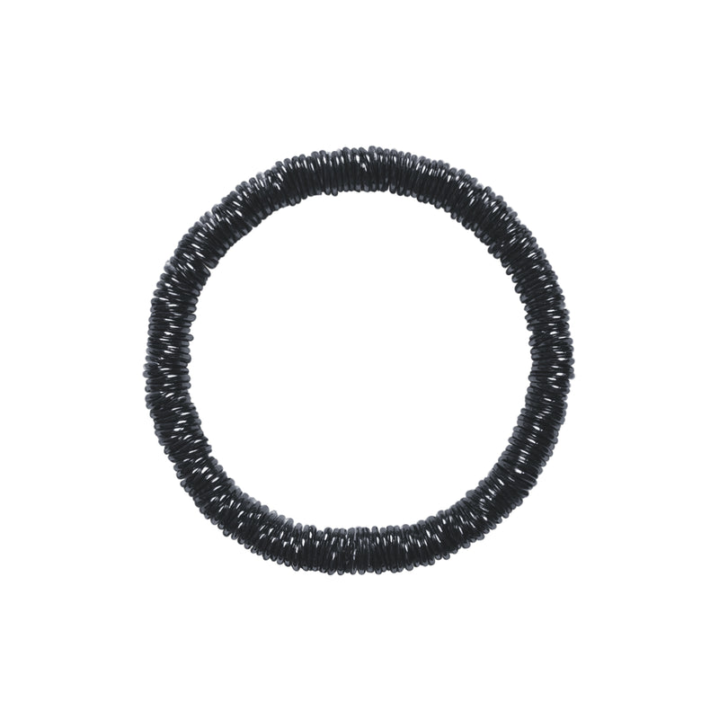 Stretchy Gunmetal Stackable Ring Bracelet