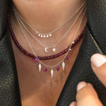 Ruby Bead Layering Necklace