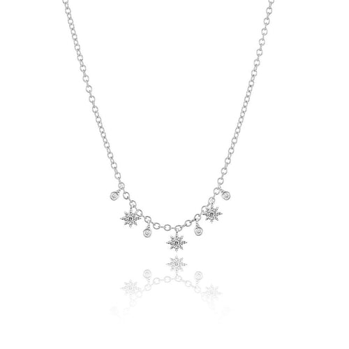 Sisterly Style Starburst Diamond Necklace | Online Exclusive