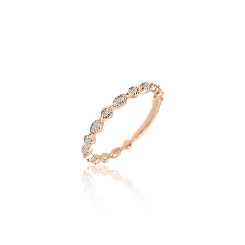 Rose Gold Diamond Ring