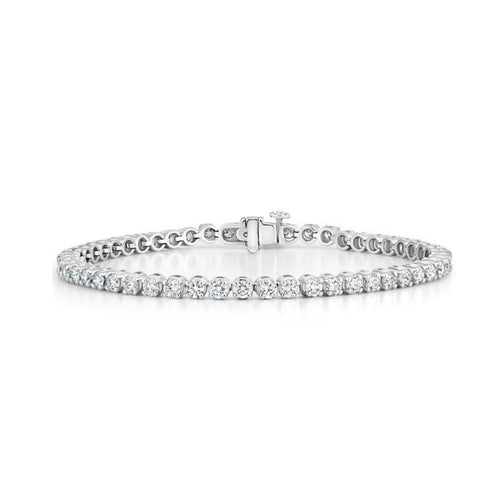 4 Carat Bezel Set Tennis Bracelet
