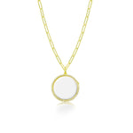 Custom Shaker | 14k Paperclip Chain and Center.