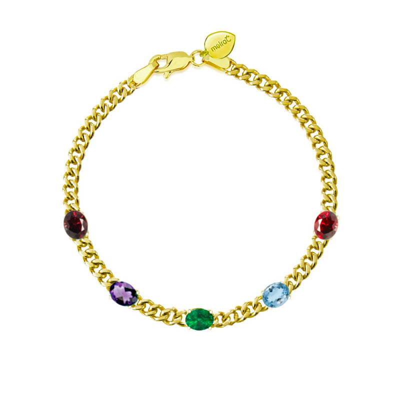 The Birthstone Collection | 5 stone bracelet