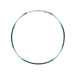 Ombre Emerald Layering Necklace