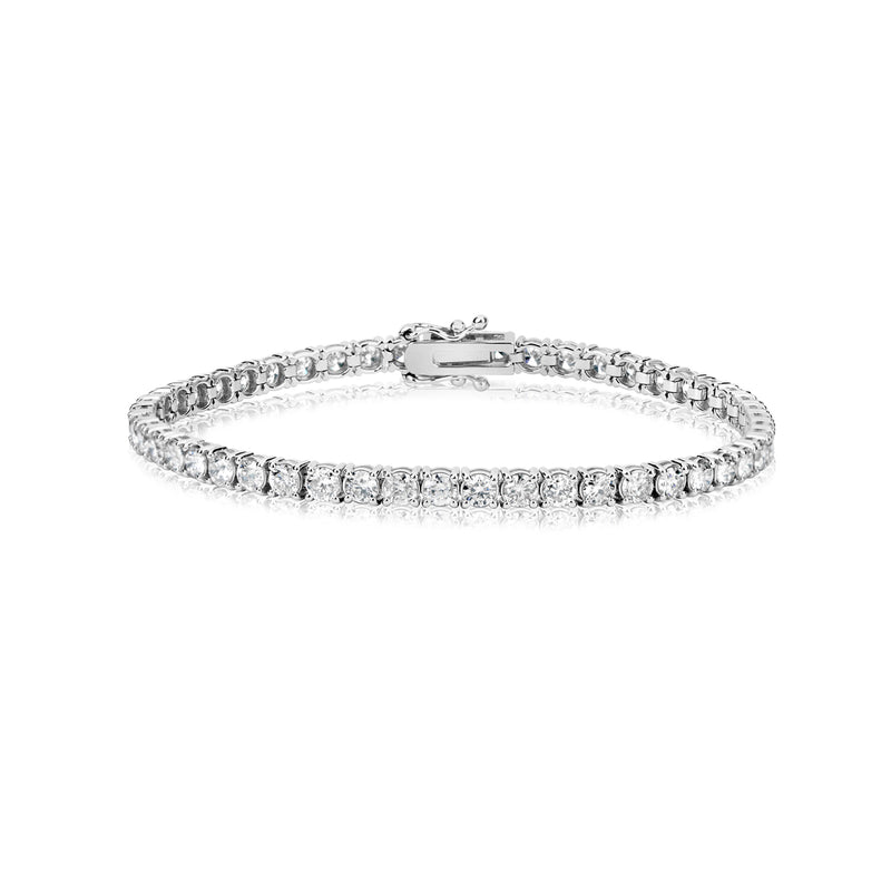 LAB GROWN Classic Diamond Tennis Bracelet 6.6 cts
