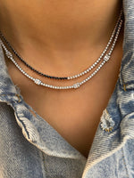 White Gold Black Diamond Necklace *ONLINE EXCLUSIVE*