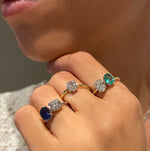 Toi et Moi Double Stone Diamond and Emerald Ring | Lab Grown *ONLINE EXCLUSIVE*
