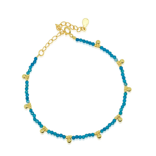 Turquoise Bead Bracelet
