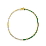 .92cts Yellow Gold Diamond and Emerald Bracelet *ONLINE EXCLUSIVE*