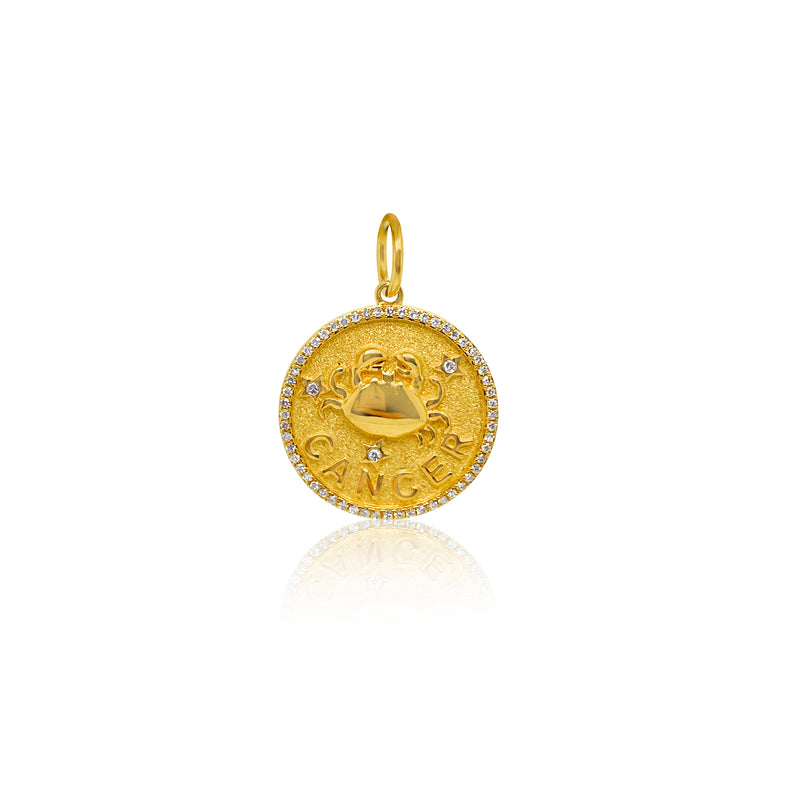Yellow Gold & Diamond Cancer Charm *ONLINE EXCLUSIVE*