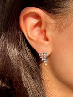 White Gold Fringe Diamond Ear Climber Stud *ONLINE EXCLUSIVE*