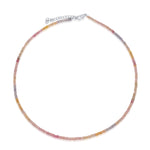 Baby Pastel Sapphire Multicolor Beaded Necklace
