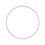 Dainty Amazonite Bead and Chain Necklace