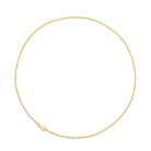 Dainty Yellow Gold Ball Pattern Layering Necklace