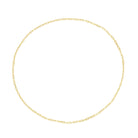 Dainty Yellow Gold Paperclip Layering Necklace