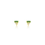 Emerald and Diamond Dagger Studs