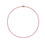 Light Pink Thin Box Chain Chain Necklace