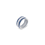 White Gold and Sapphire Ring
