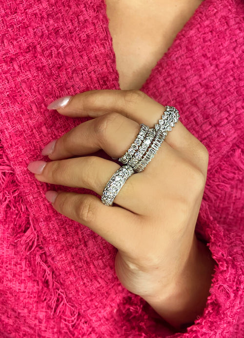 White Gold Diamond Eternity Band