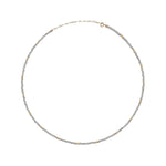 Microbead Moonstone and Gold Bead Choker