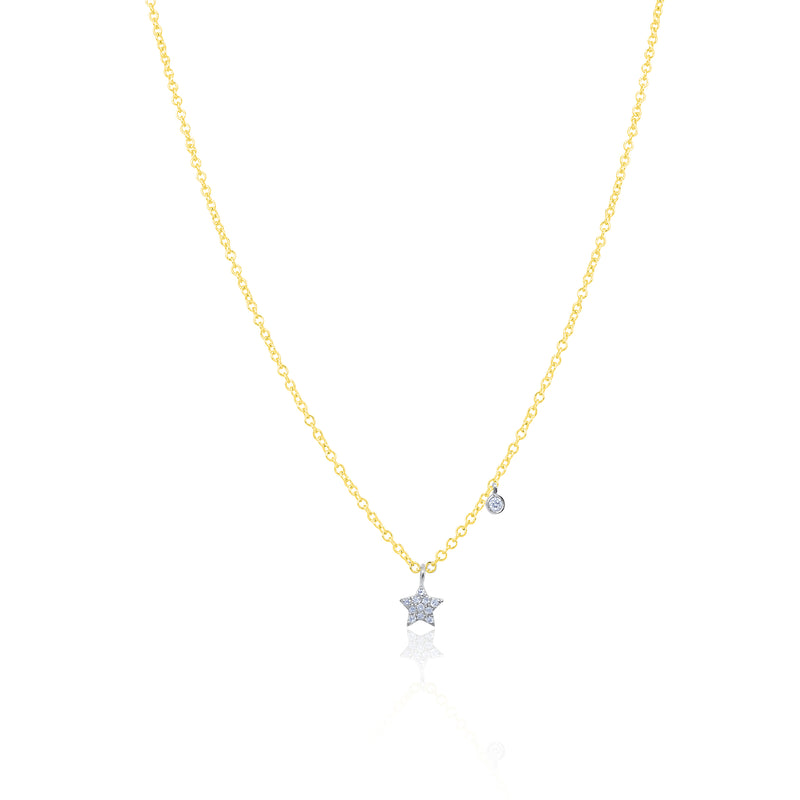 Dainty yellow online gold necklace