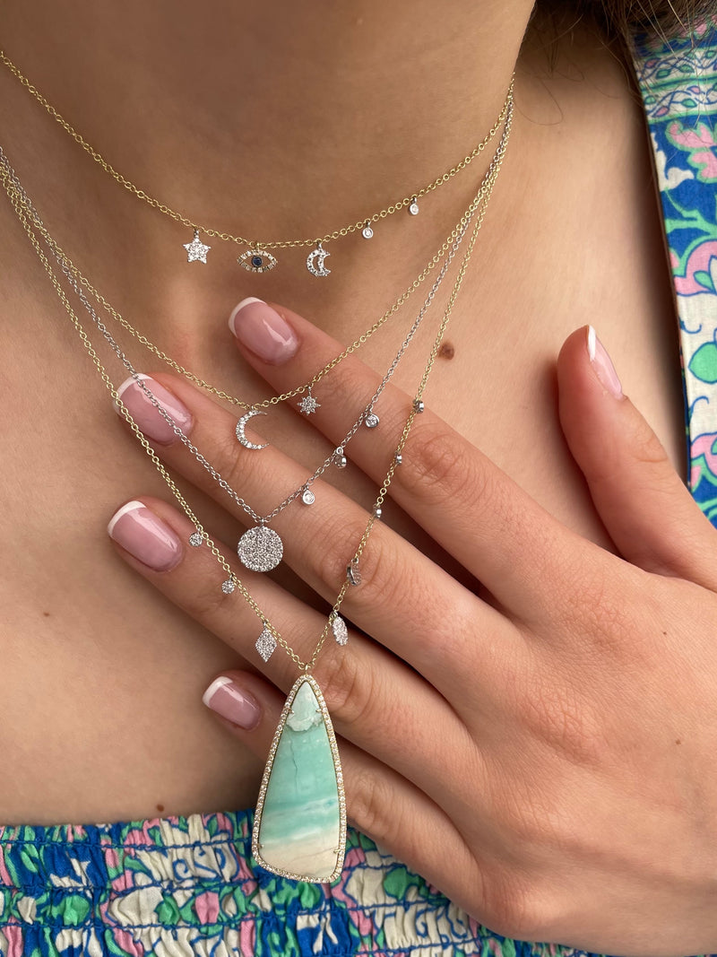 Meira T 14k Dainty Heart Necklace | Shopbop