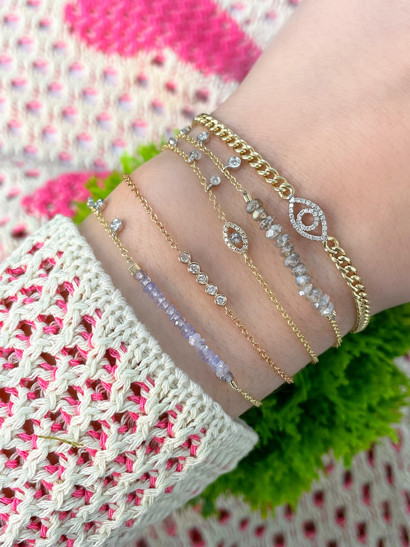 Chunky Cuban Chain Eye Bracelet
