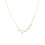 Meira T Moon and Star Necklace