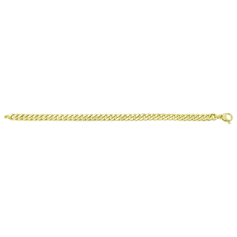 Yellow Gold Chunky Cuban Chain Bracelet