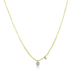 Meira T Disc Ball Chain Necklace