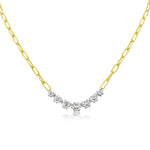 Paperclip Diamond Necklace