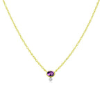 Amethyst and Diamond Necklace (online exclusive)