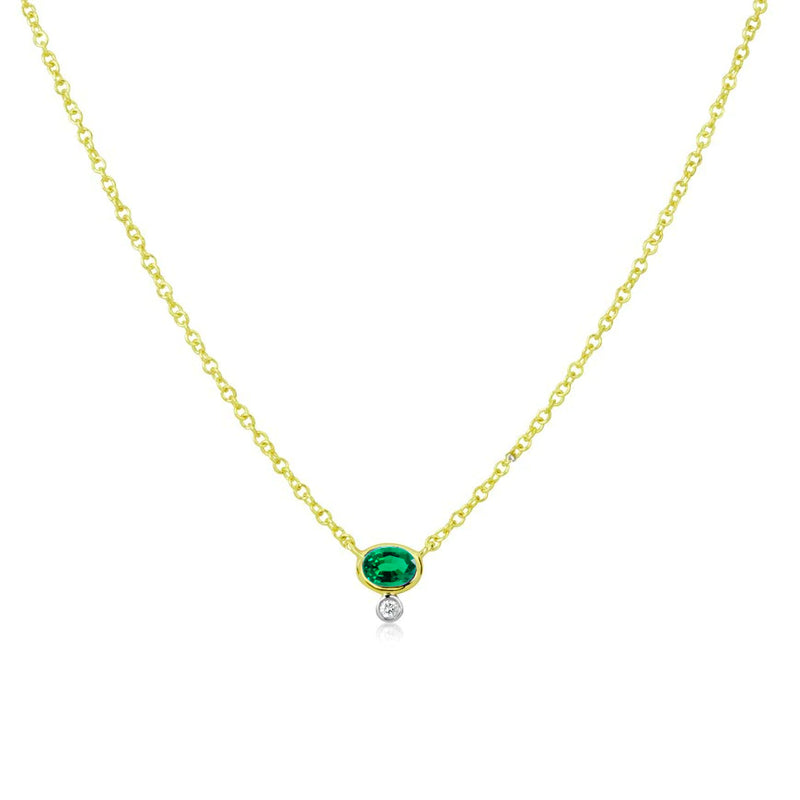 Emerald and Diamond Necklace (online exclusive)