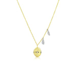 Yellow Gold and Diamond Locket
