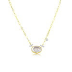Diamond Shaker Necklace with Diamond Charm