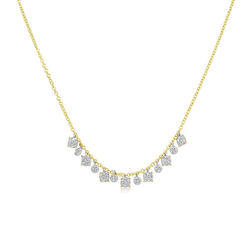 Dainty Diamond Charm Necklace