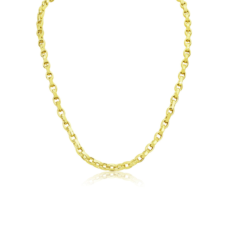 14kt Yellow Gold Square Link Chain ONLINE EXCLUSIVE
