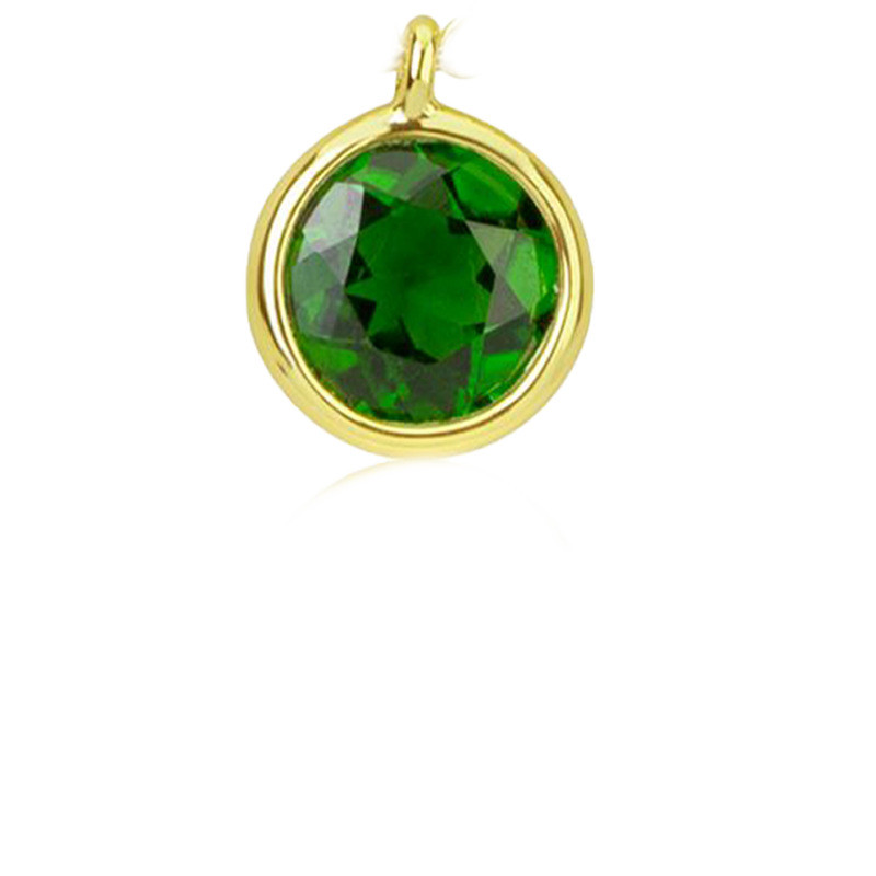 Dainty Emerald Charm