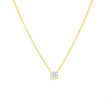 1.12 Carats Lab Grown Yellow Gold Diamond Solitaire Necklace *ONLINE EXCLUSIVE*